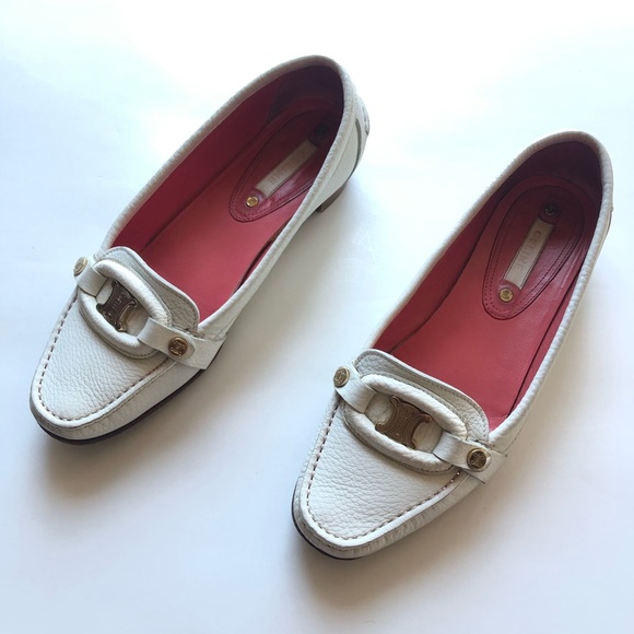 Celine Flat Loafer Slide On Shoes - Picture 7 of 12